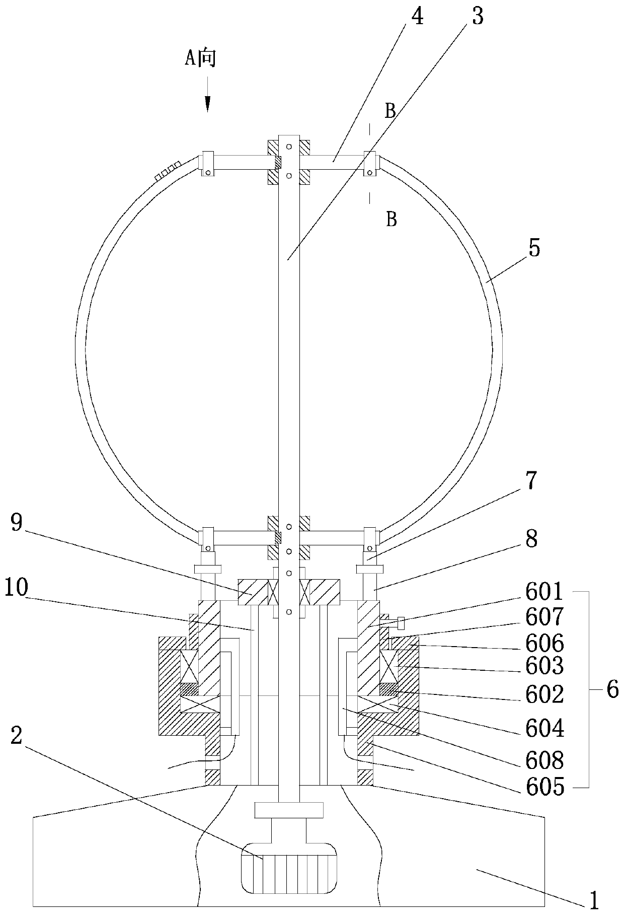 Holographic display with 360-degree spherical fan