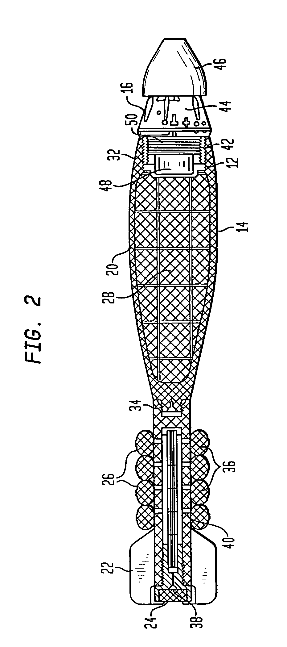 Mechanism for reducing the vulnerability of high explosive loaded munitions to unplanned thermal stimuli