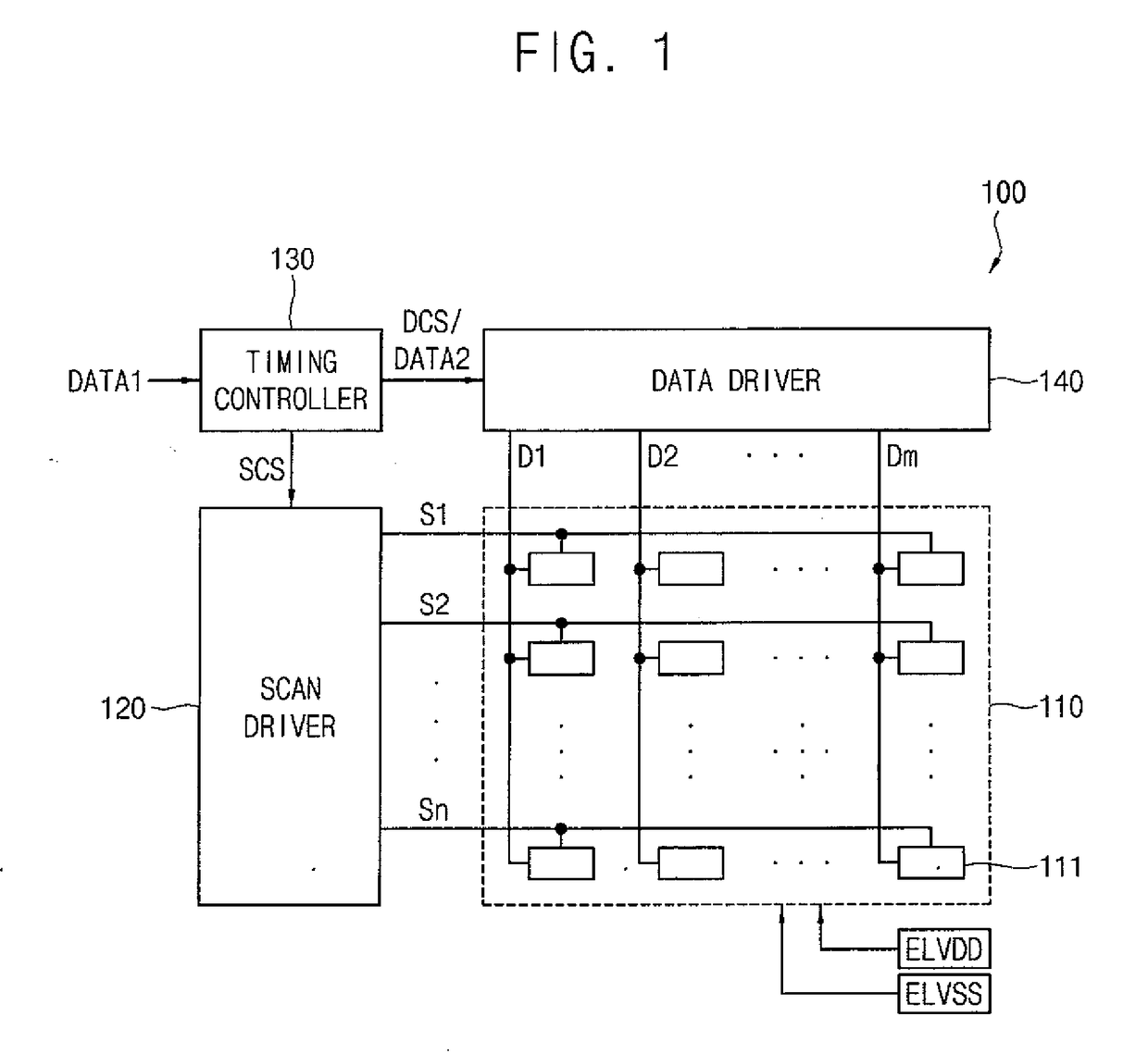 Display device and optical compensation method of a display device