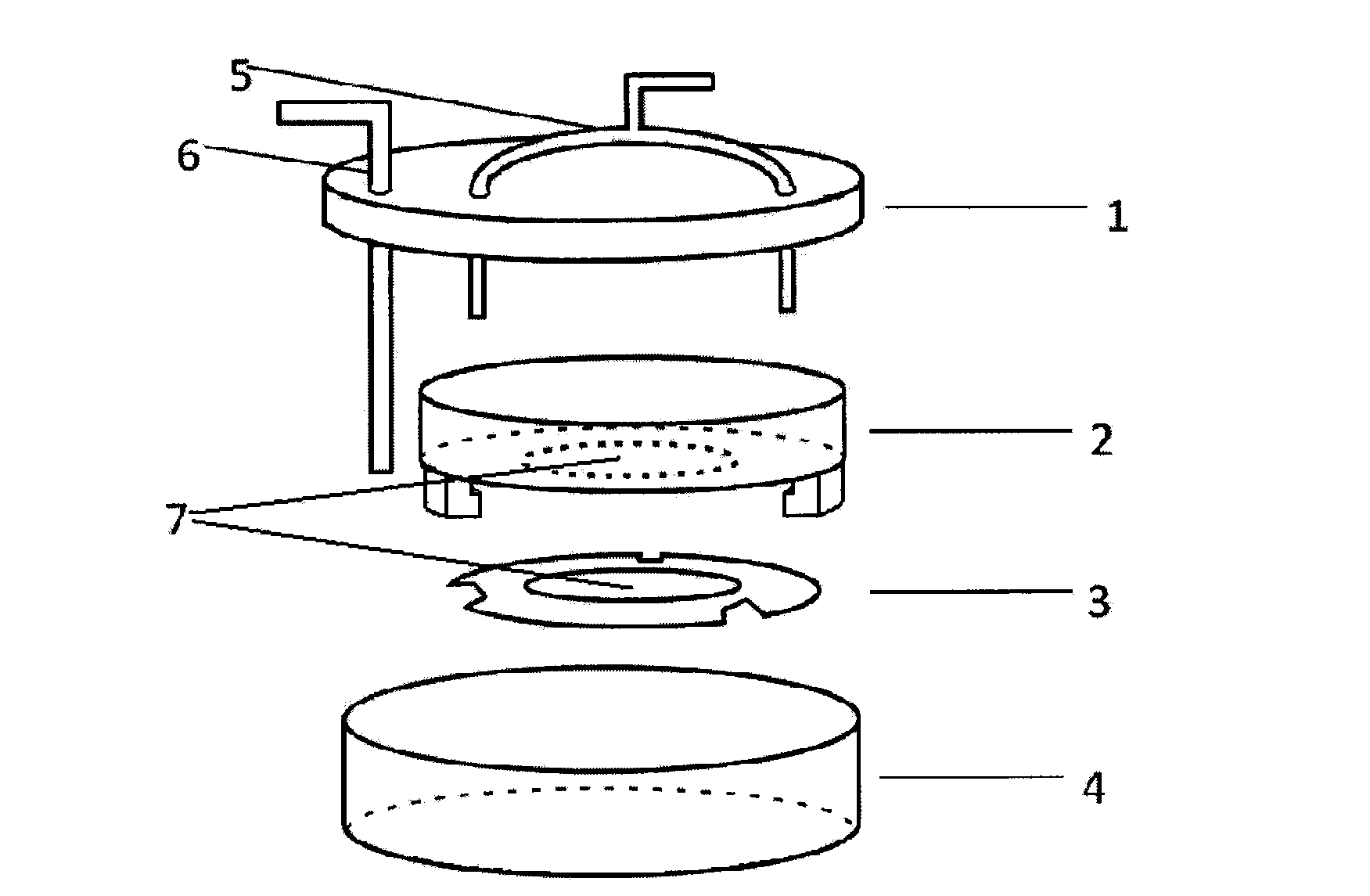 Method for preparing tissue engineered cornea and device of method