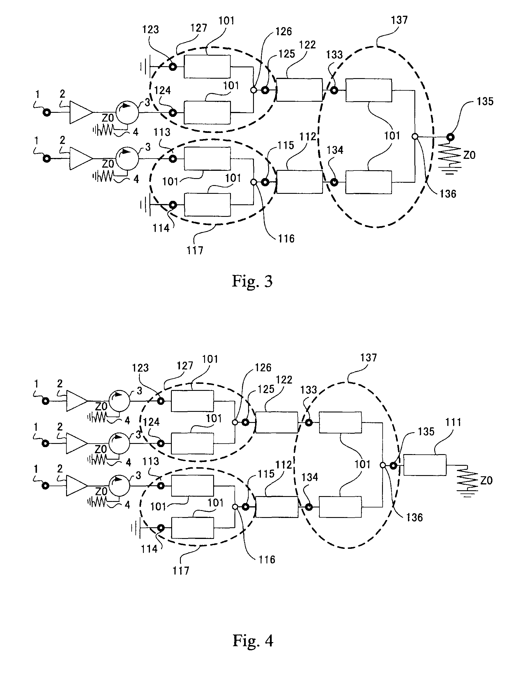 Power combiner/distributor and transmitter using the power combiner/distributor