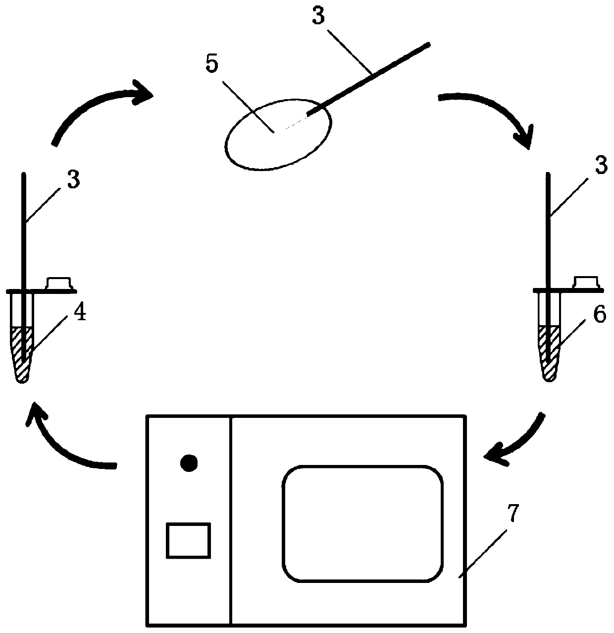 Malachite green detection method and detection device and probe manufacturing method