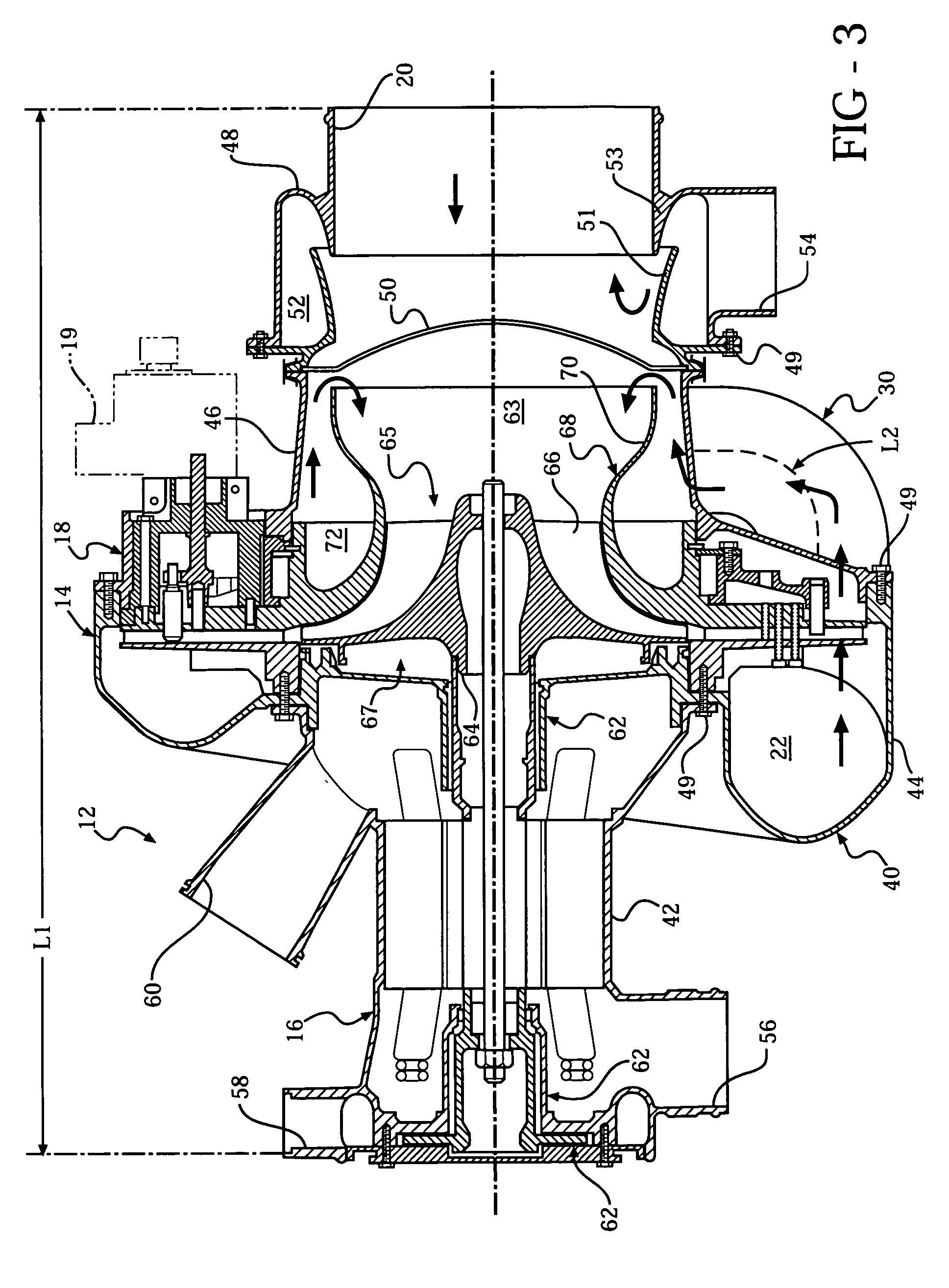 Integral add heat and surge control valve for compressor