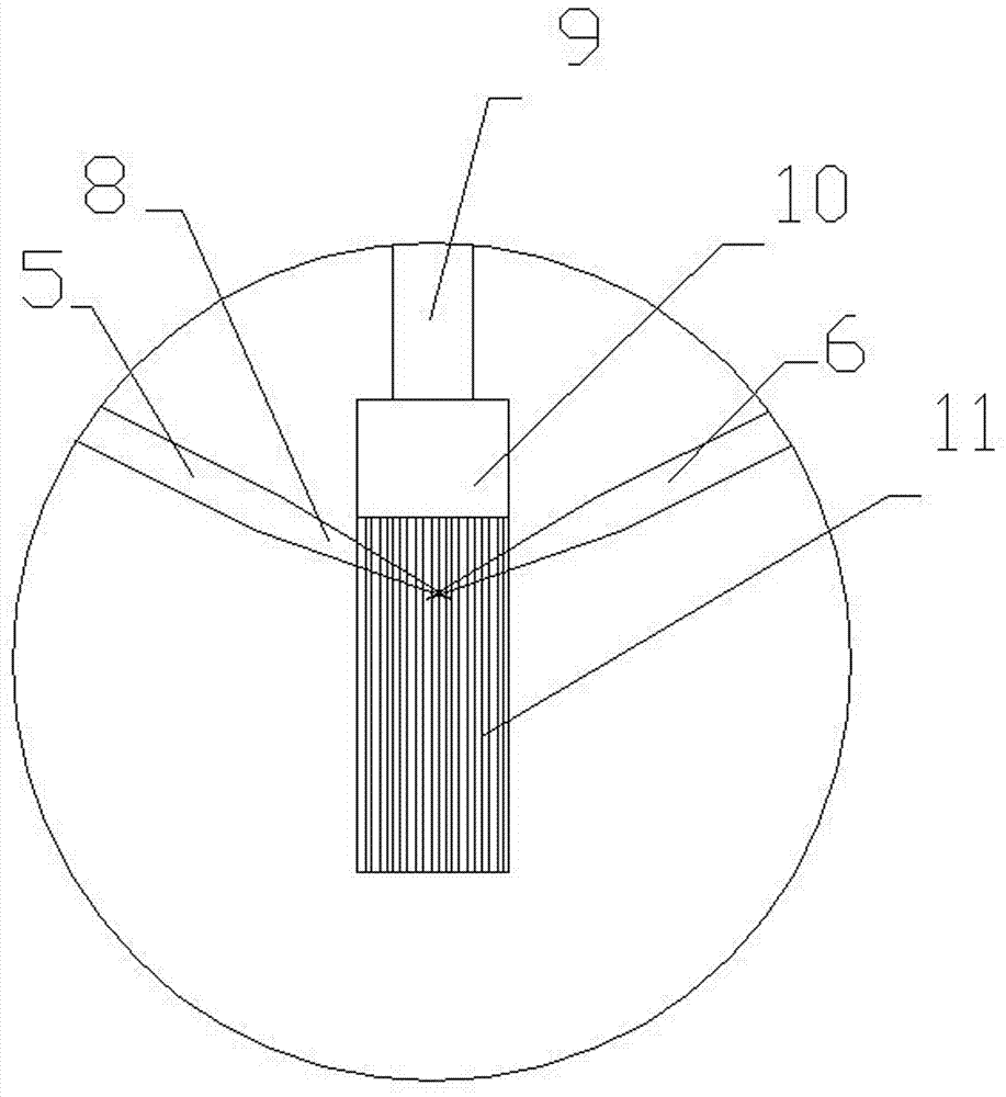 Cleaning device utilizing static electricity to clear hair