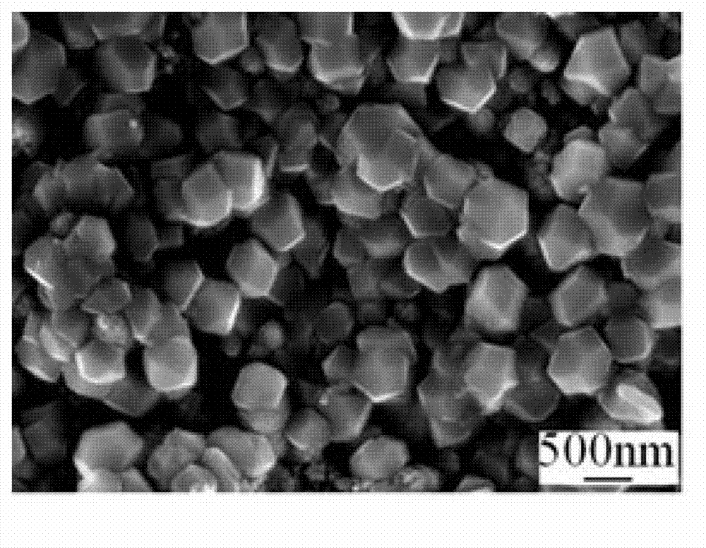 Preparation method of zinc oxide/ cuprous oxide heterojunction