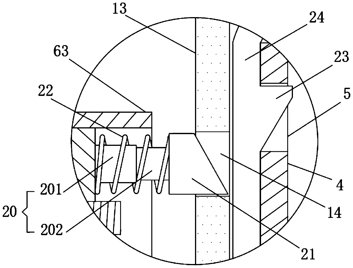 Automobile roof lining and skylight connecting assembly