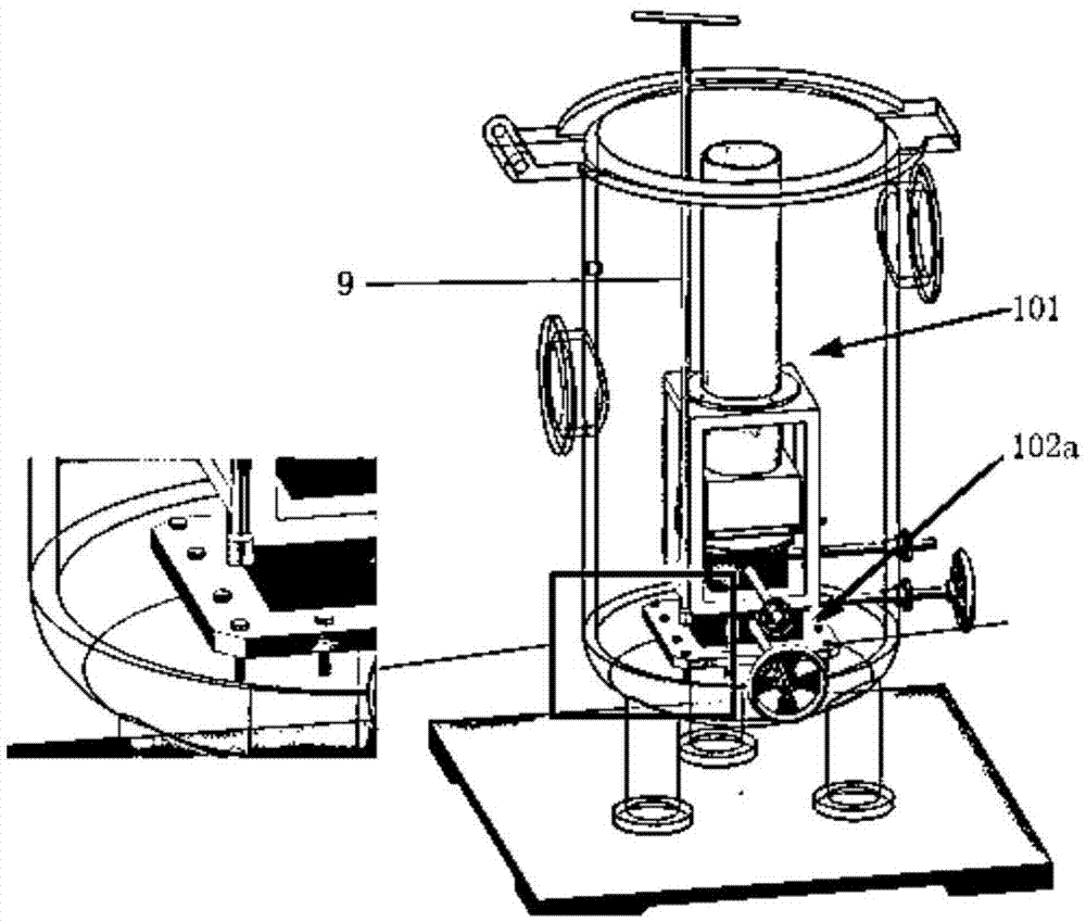 High and low temperature vacuum lunar soil environment simulator