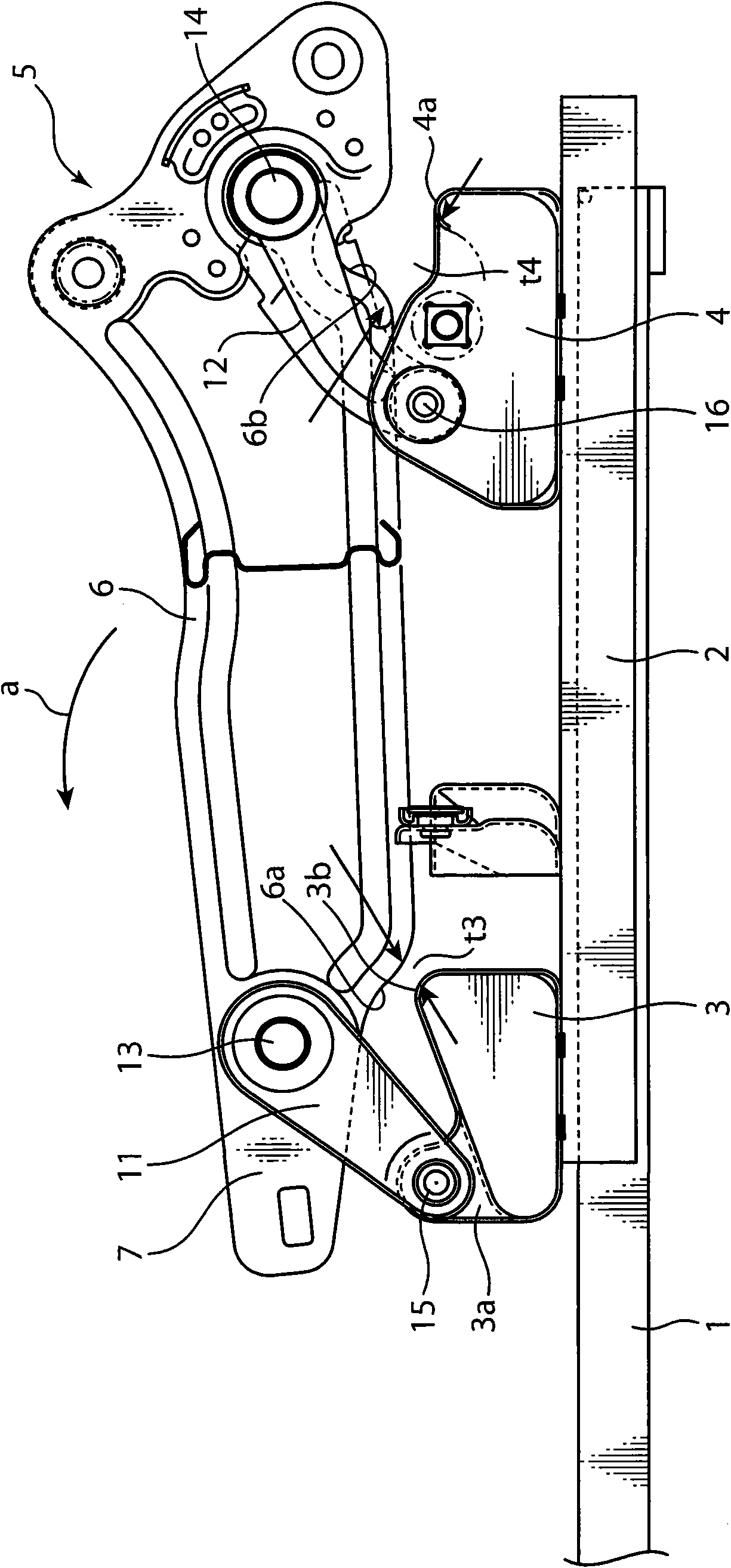 Lifter device for vehicle seat