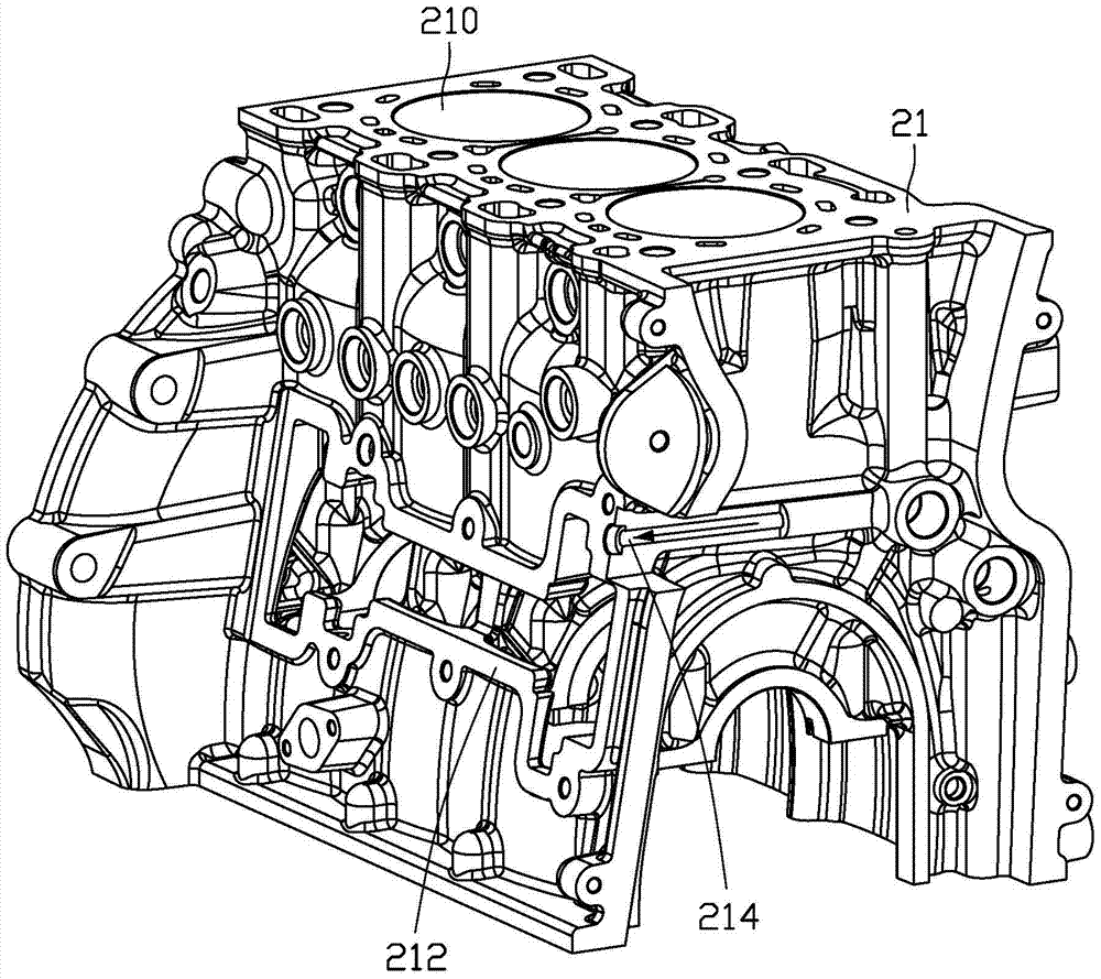 Engine balance shaft mechanism and engine assembly