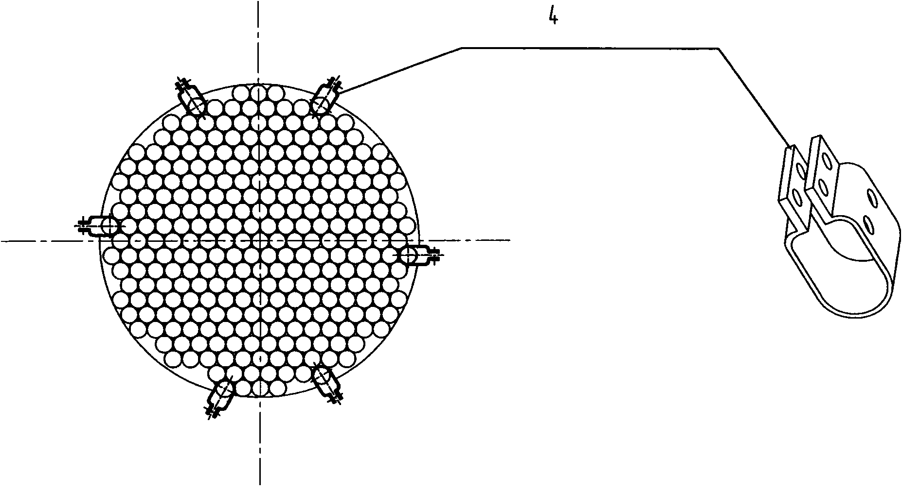 Method for assembling cable built-in fiber bragg grating strain transducer