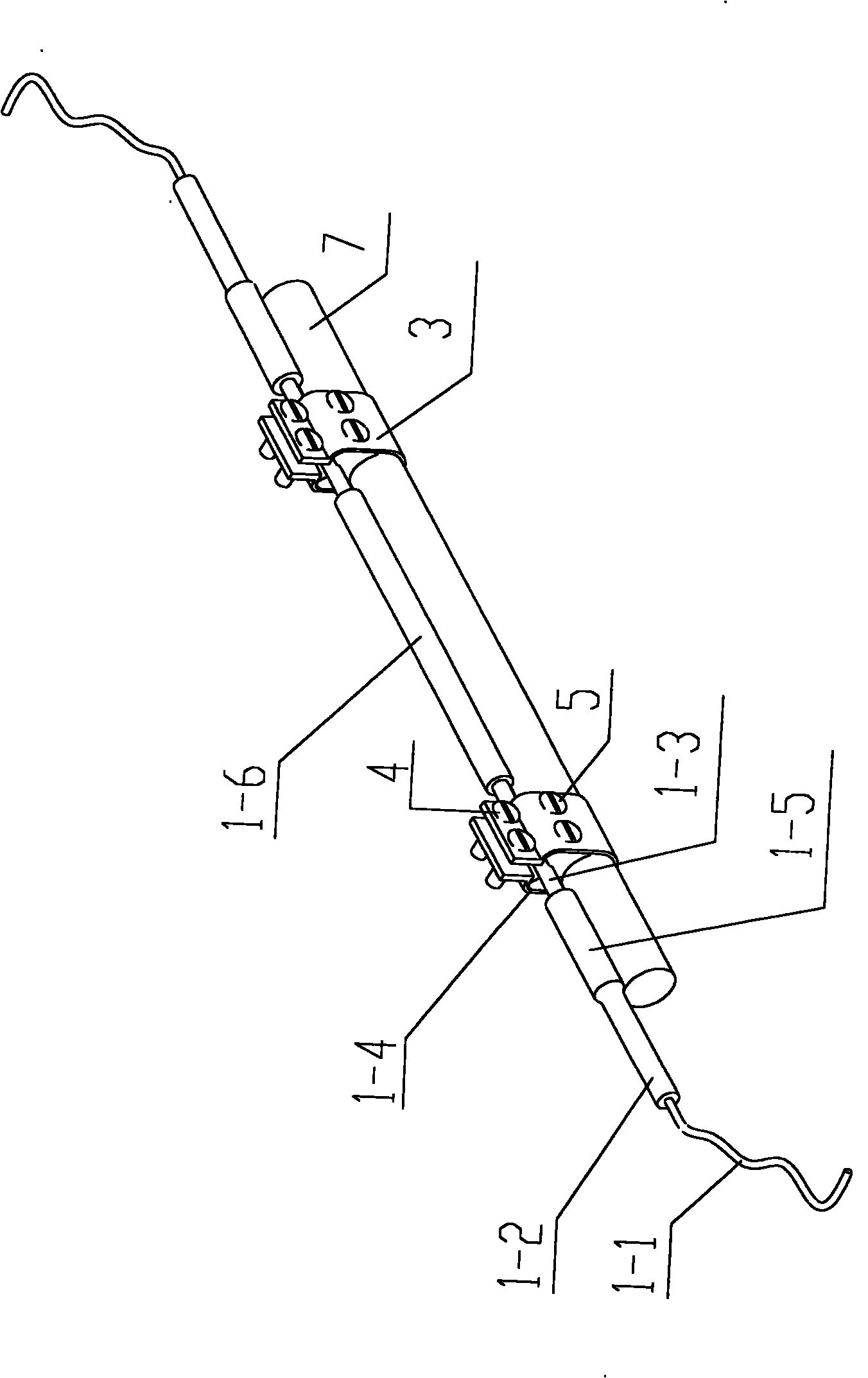 Method for assembling cable built-in fiber bragg grating strain transducer