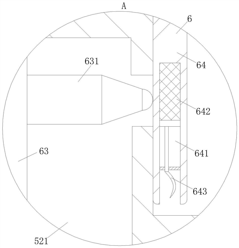 A high-efficiency demoulding injection mold