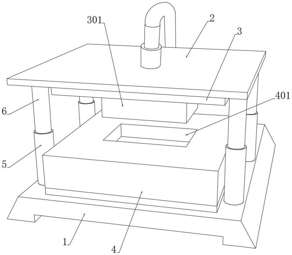 Stamping machine tool with buffering function