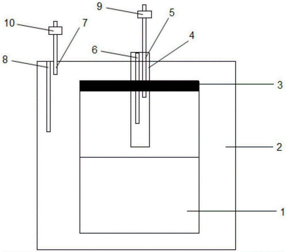 Device for infiltrating electric core