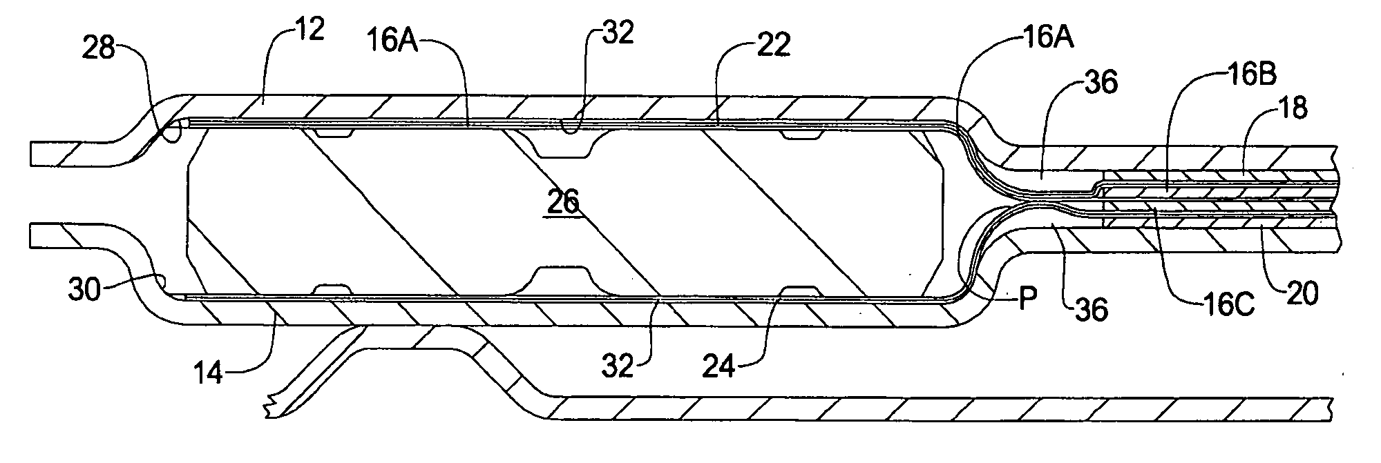 Seal configuration for fuel cell stack