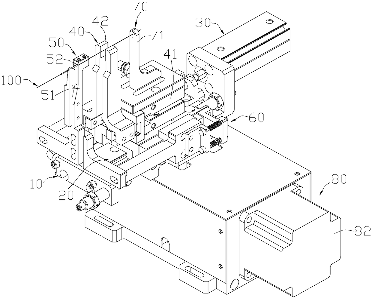 Heating wire feeding device