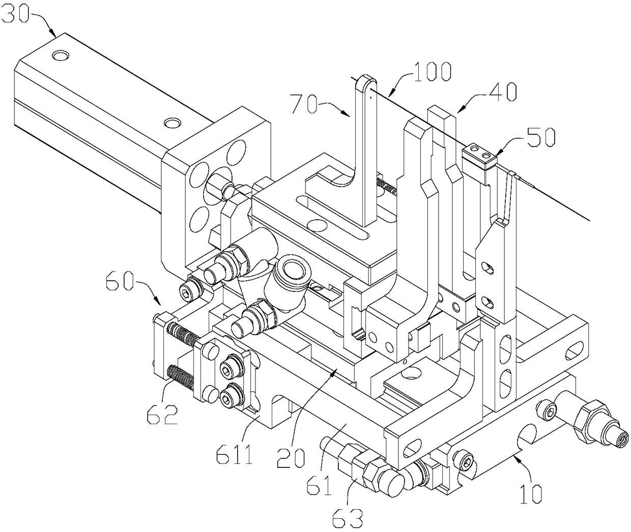 Heating wire feeding device