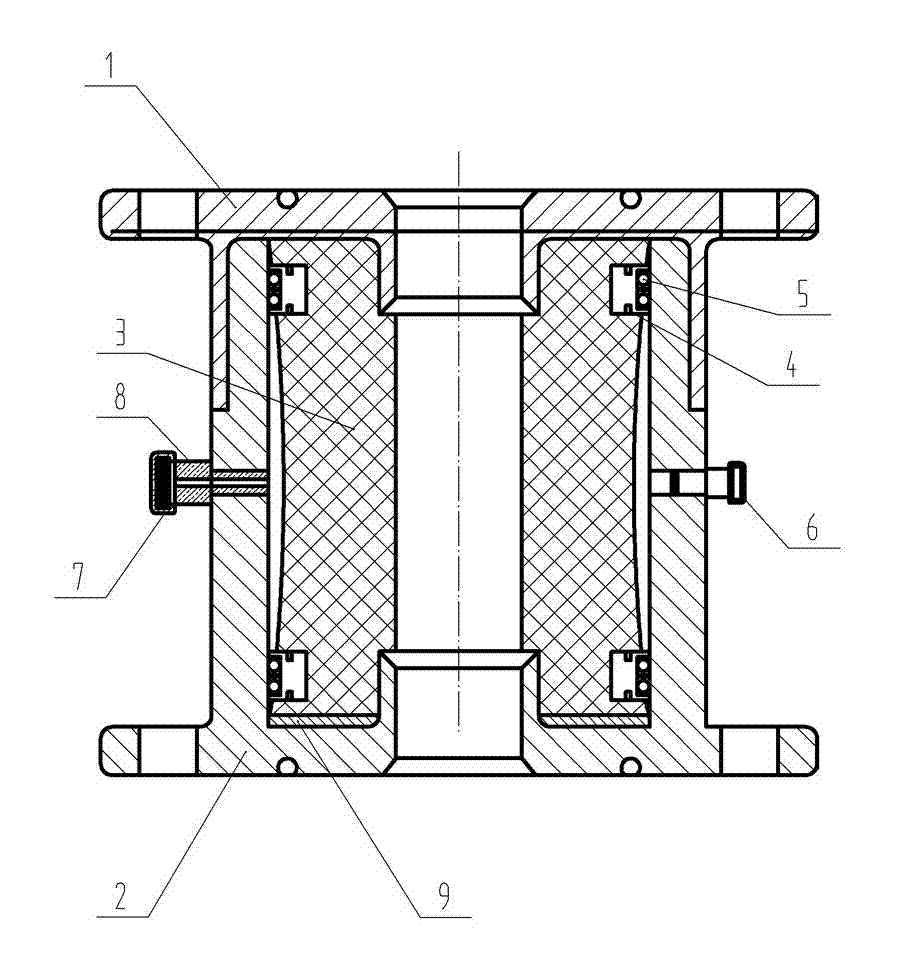 Hydraulic well sealing device