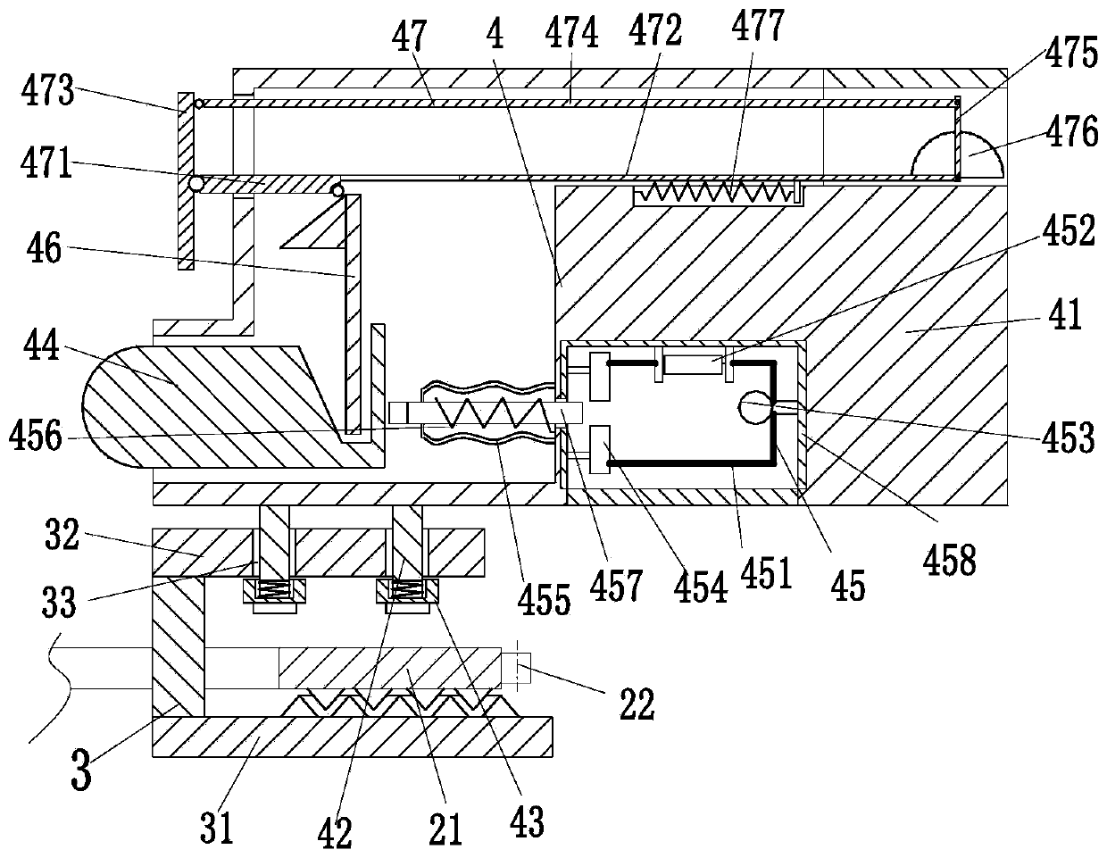 Calibration and installation equipment for chemical reaction tower