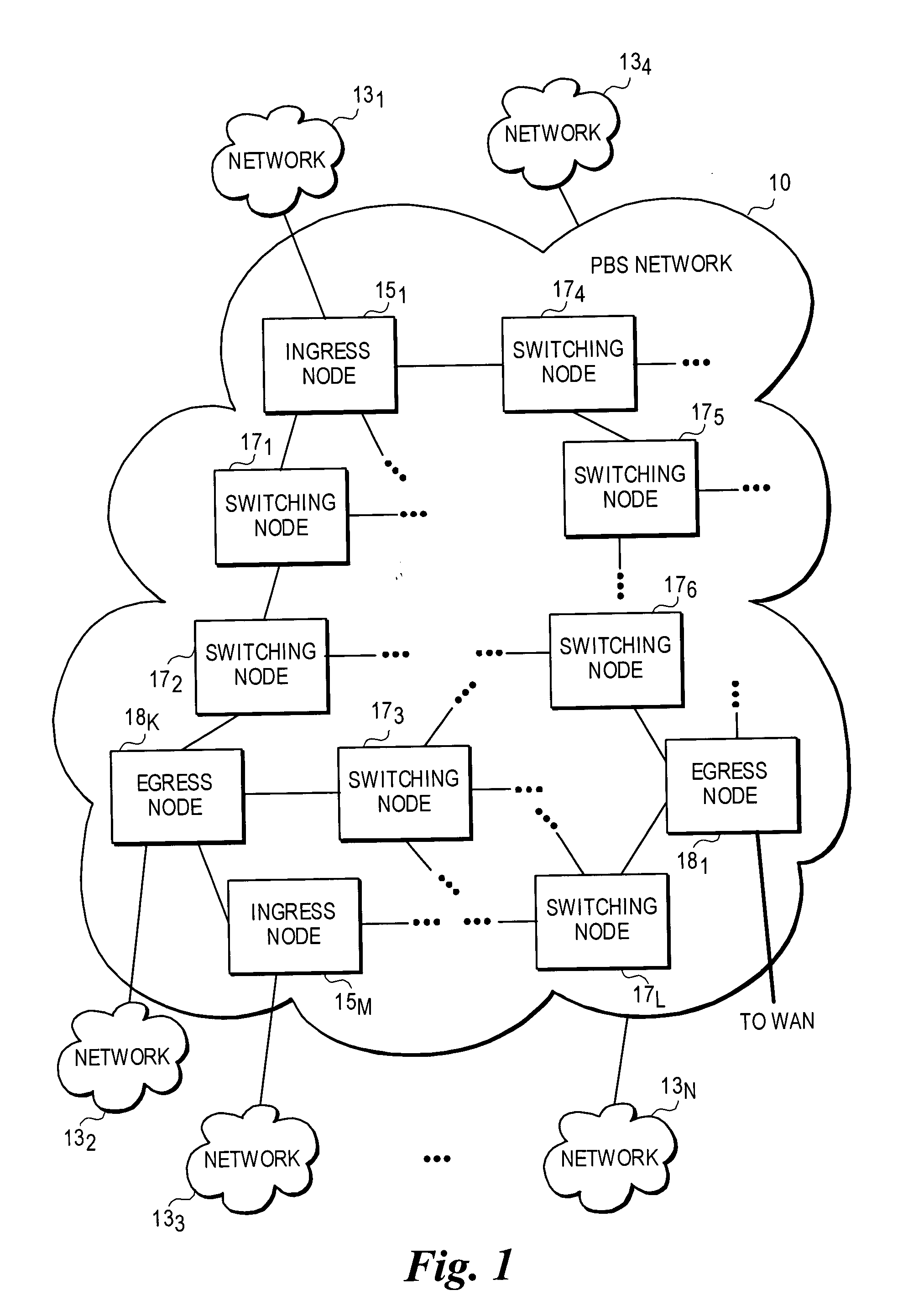 Optical-switched (OS) network to OS network routing using extended border gateway protocol