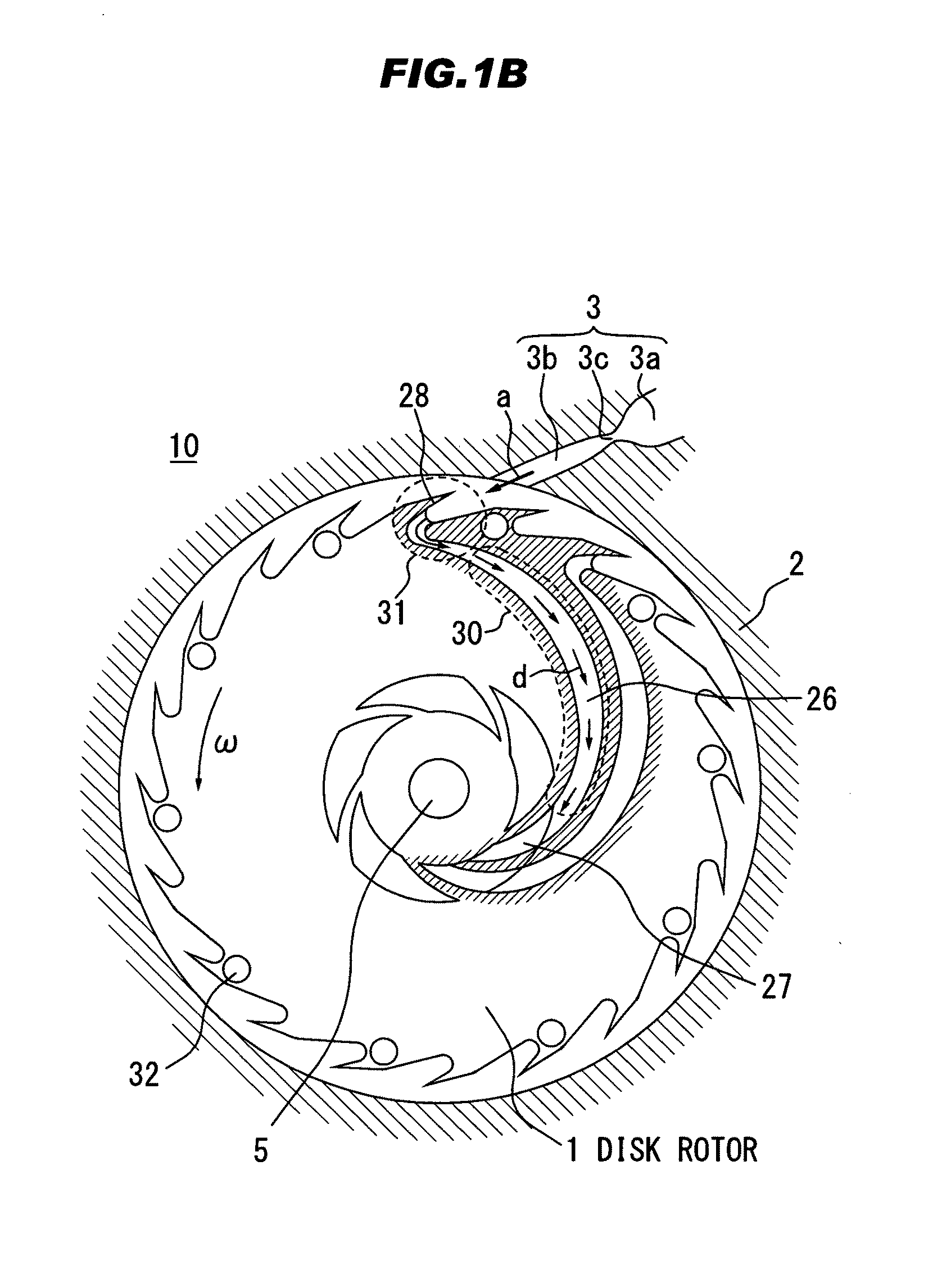 Centrifugal reverse flow disk turbine and method to obtain rotational power thereby