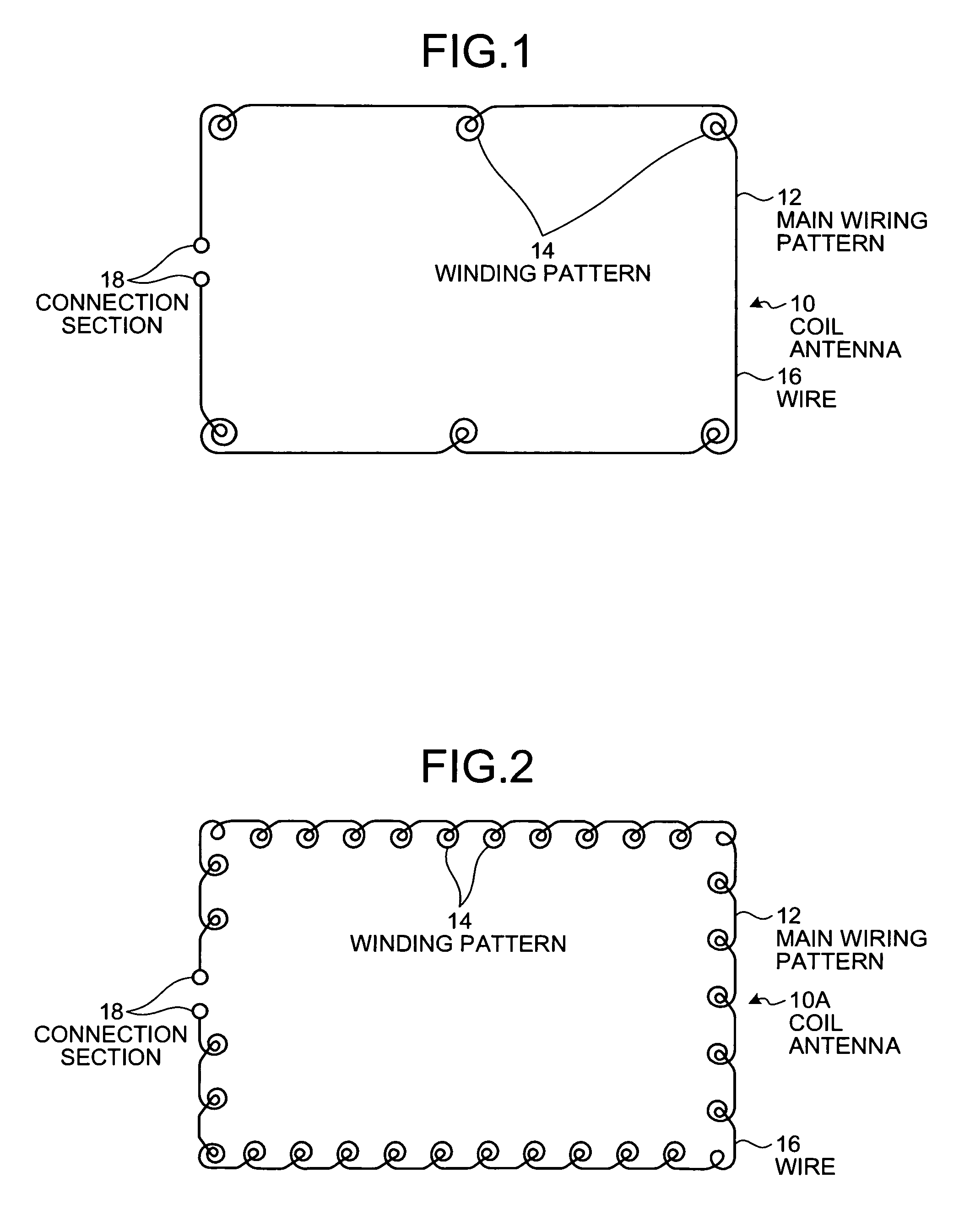 Coil antenna and non-contact information medium