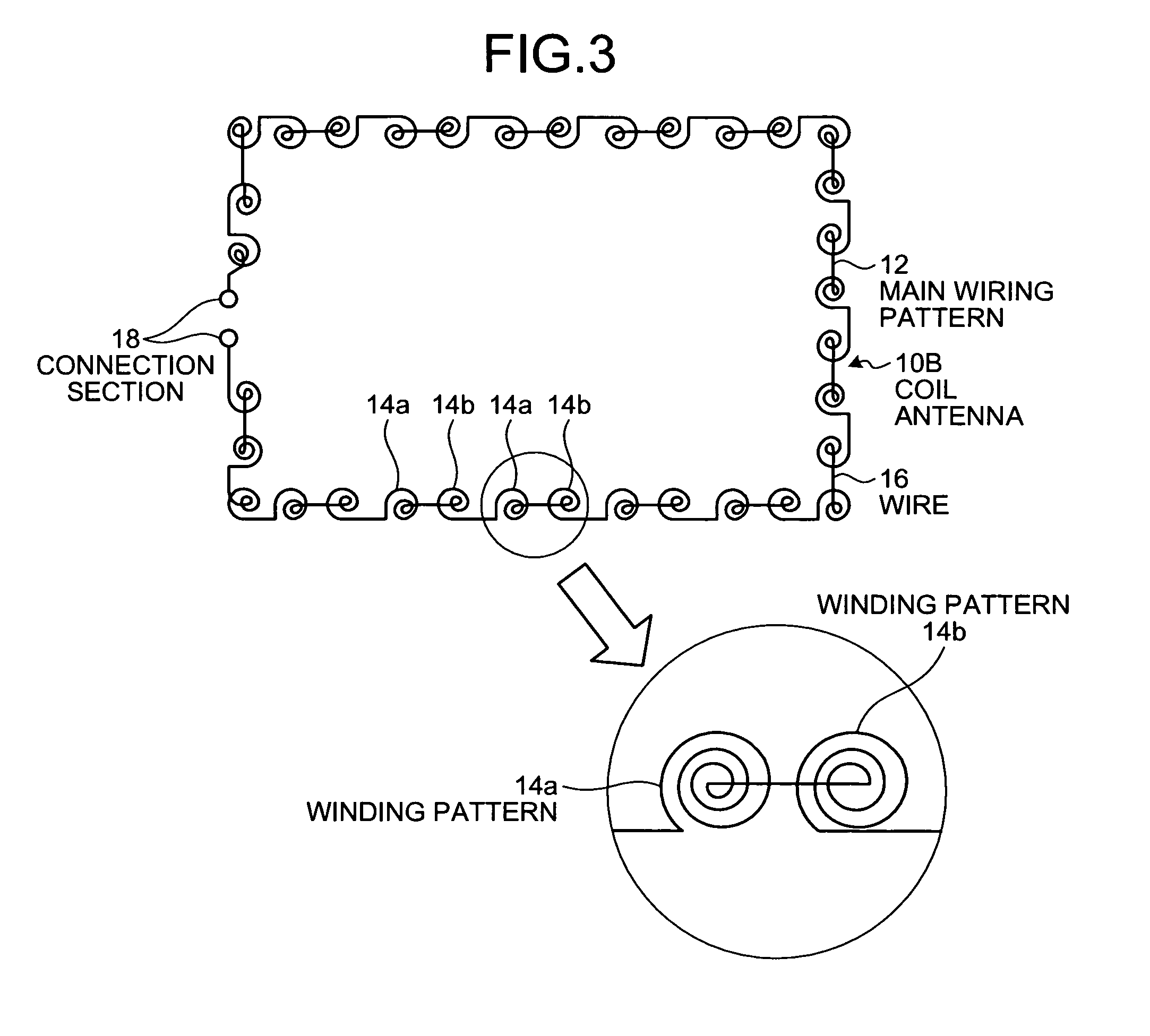 Coil antenna and non-contact information medium