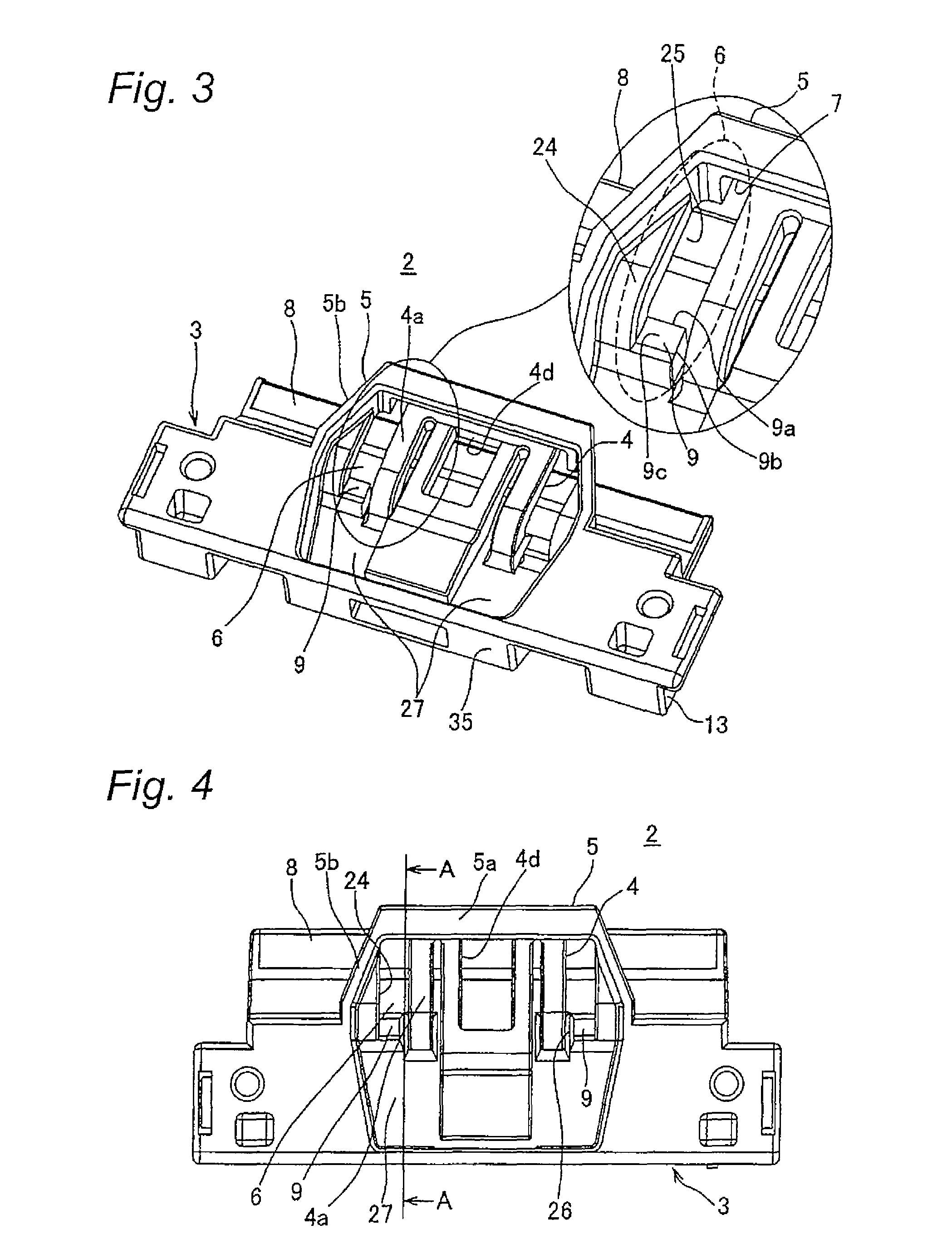 Fitting confirmation construction of connector for connecting circuit board