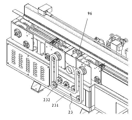 Edge sealing grooving machine of side frame material or upper frame material of door pocket