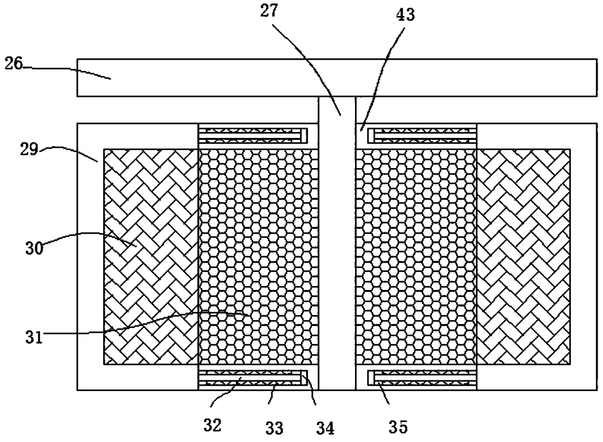 Efficient domestic sewage treatment device