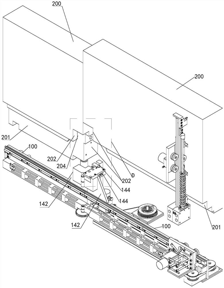 A space load assembly mechanism and a space load unfolding and retracting device