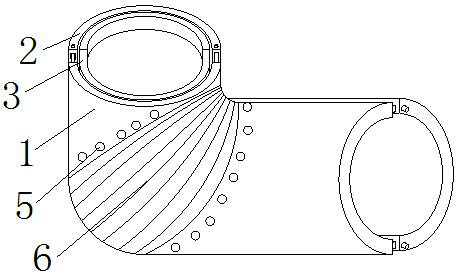 Clamping nursing device for limb burn plastic surgery