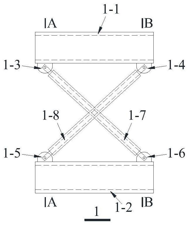 Truss type replaceable energy dissipation coupling beam with buckling restrained braces