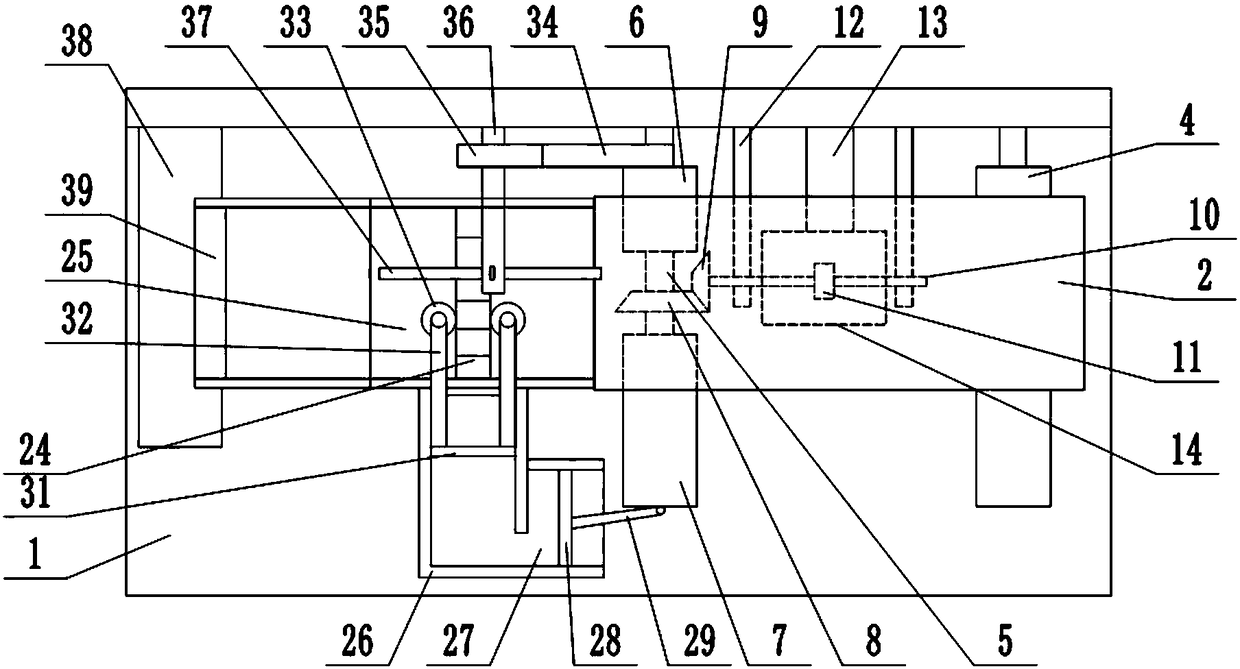 Automatic whole rowing device for sub-packaging boxes