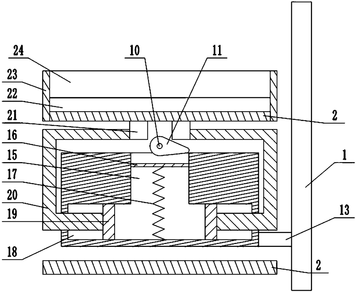 Automatic whole rowing device for sub-packaging boxes