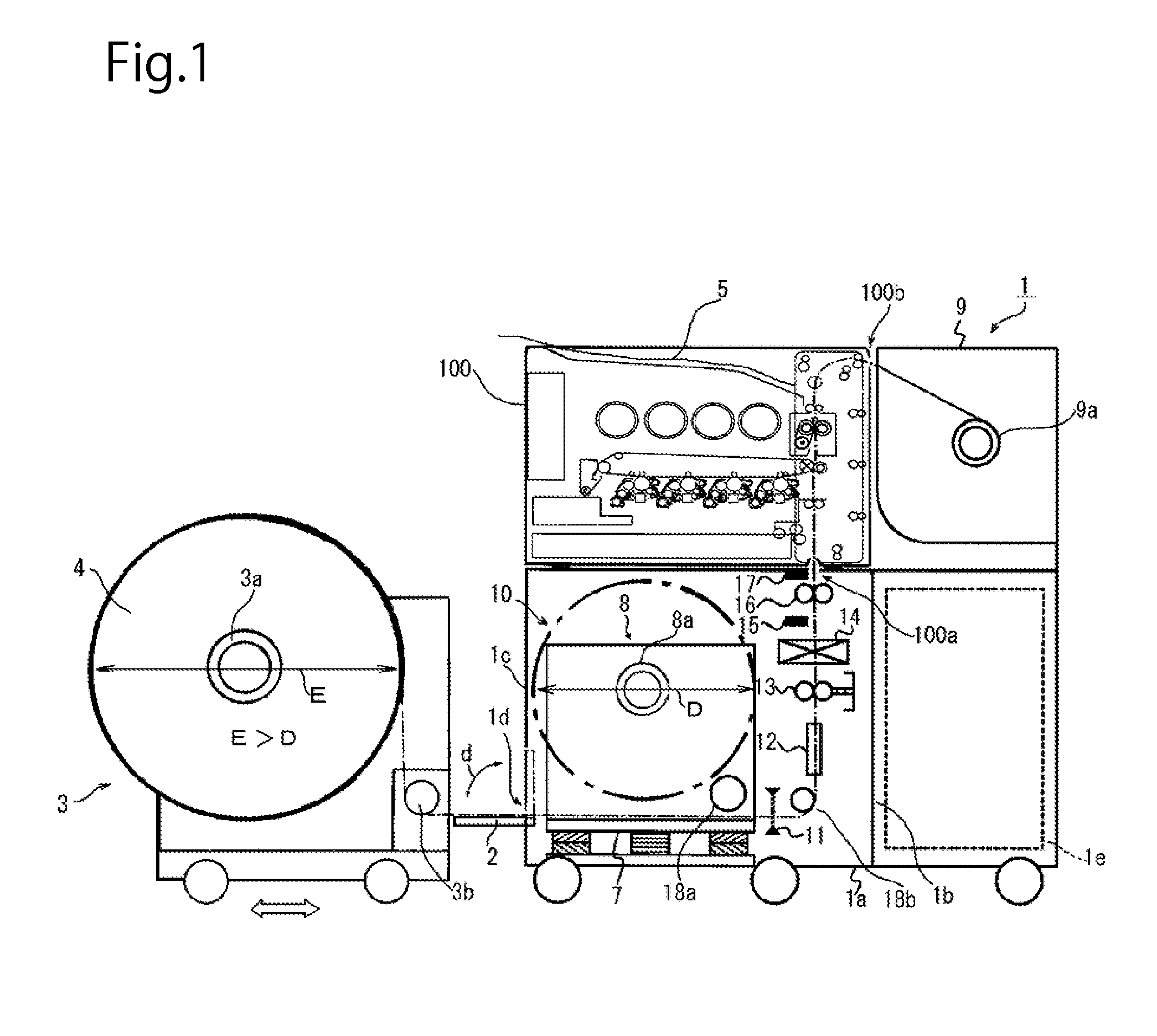 Roll sheet image forming apparatus