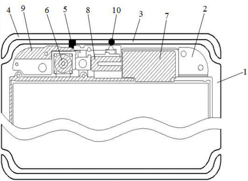 Antenna system based on smart phone with all metal back cover