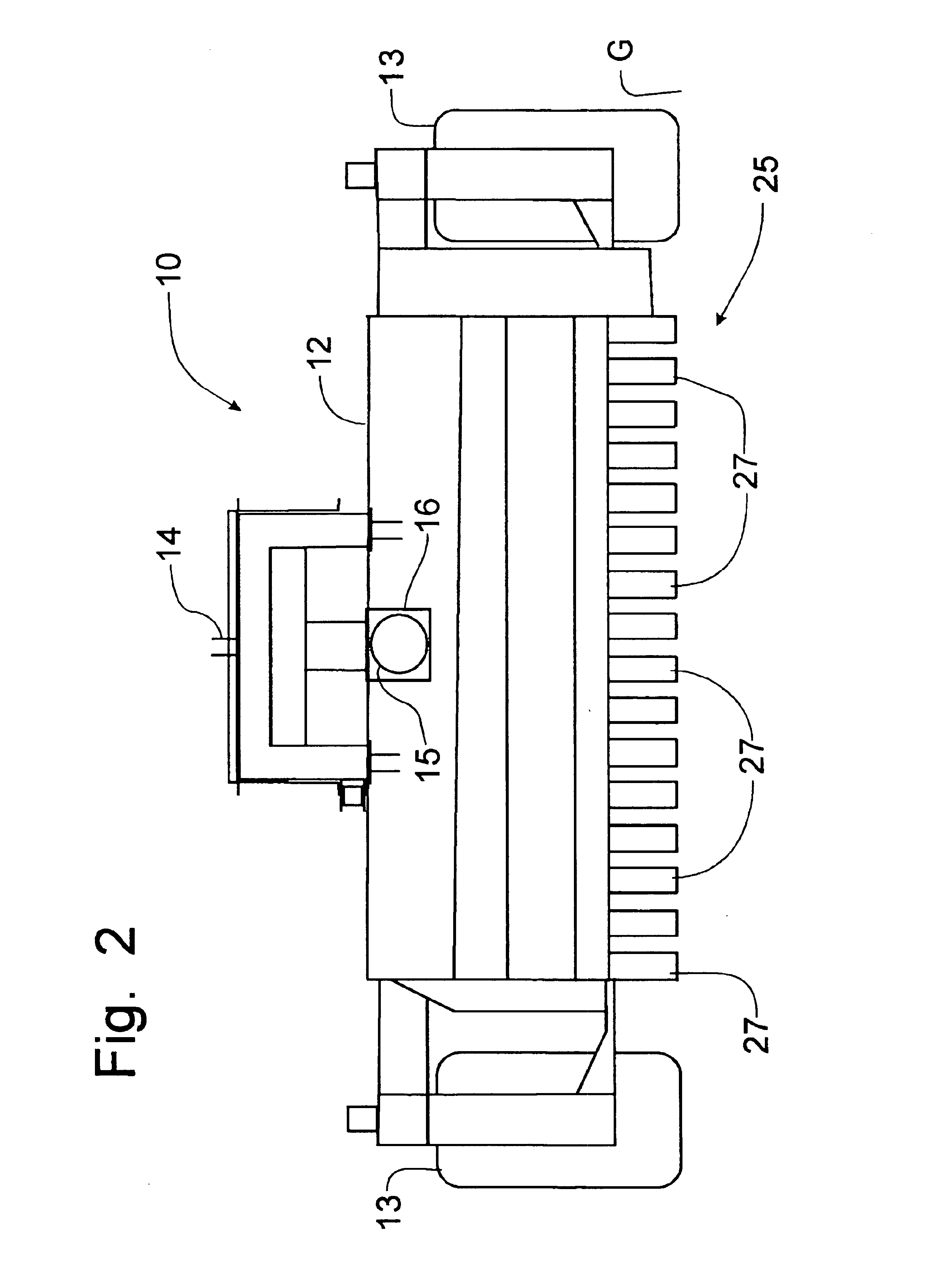 Linear turf aeration apparatus