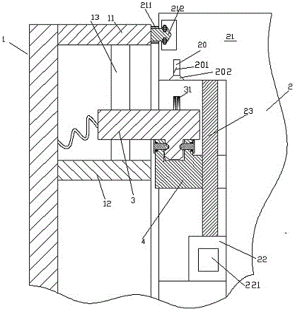 Mechanically controlled electric power electrical cabinet