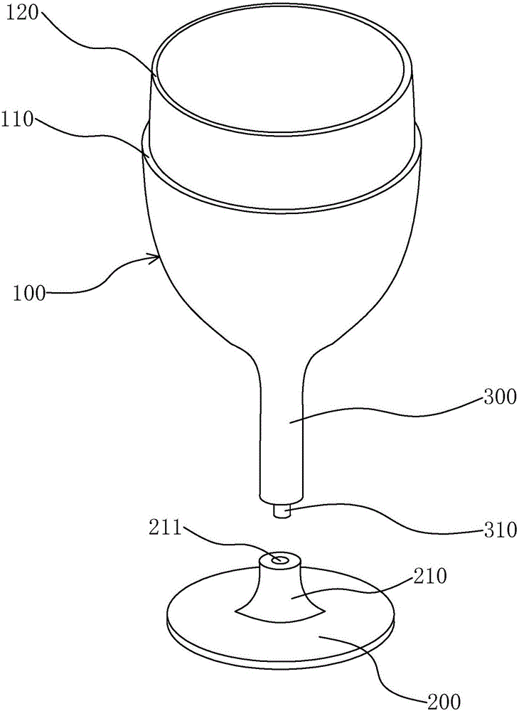 Double-color plastic cup and processing method thereof