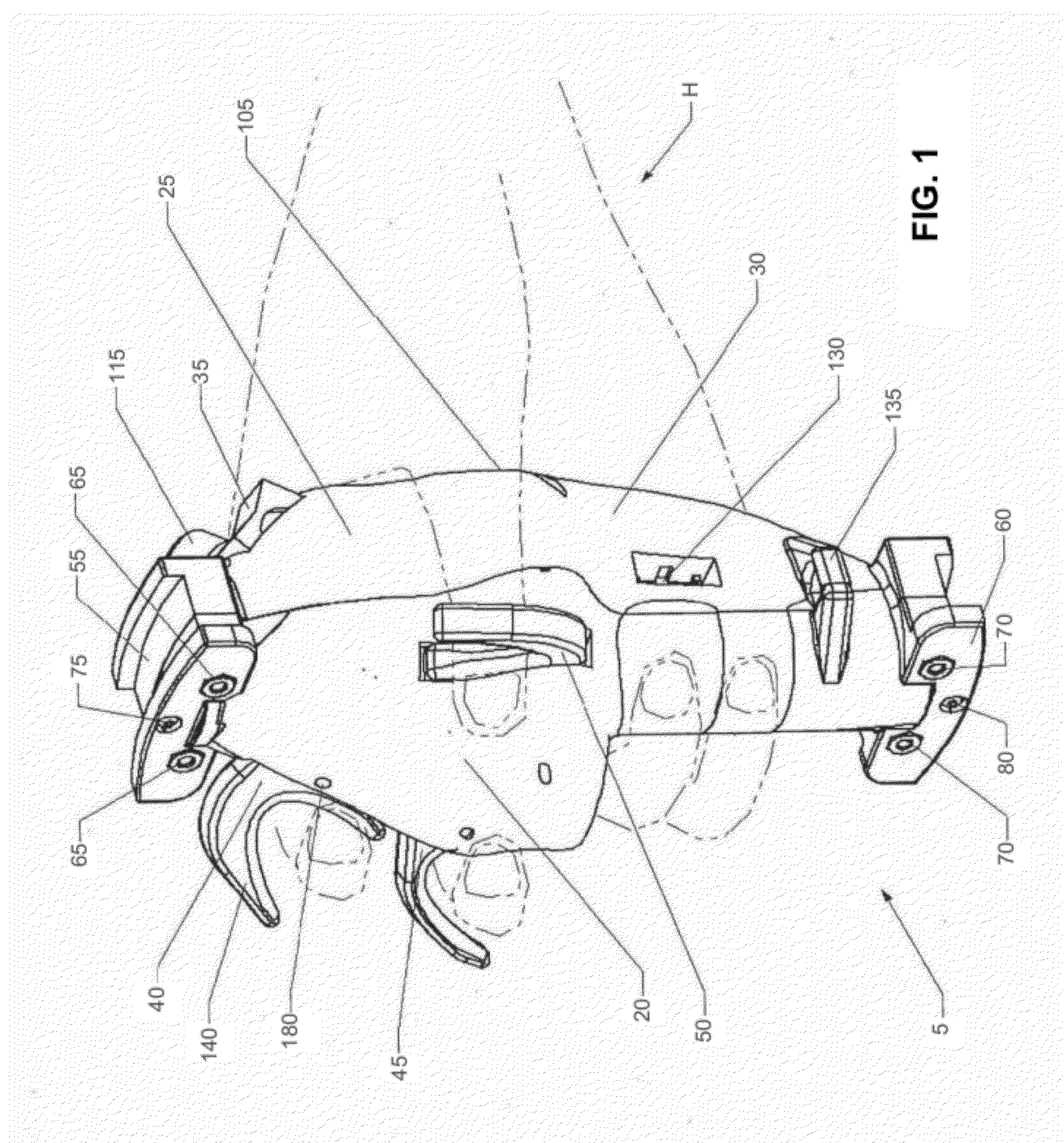 Pistol-grip for intuitive control of a robotic or virtual hand