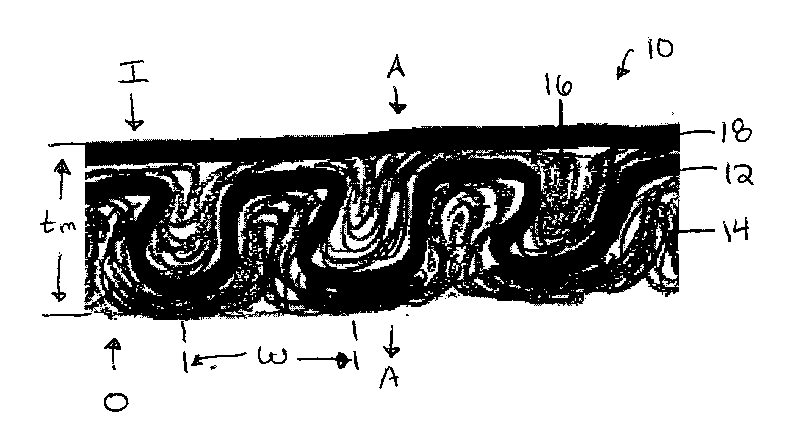 Waved filter media and elements