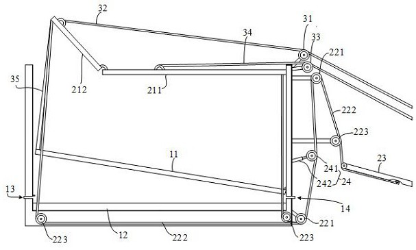 Movable forage grass ensiling equipment