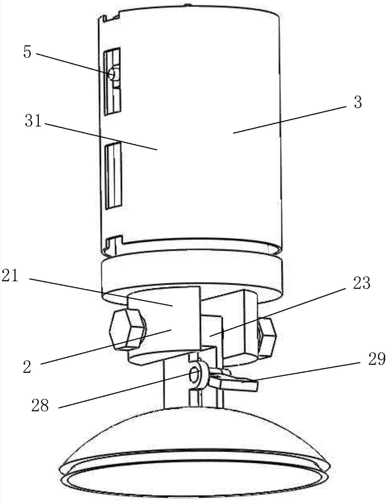 Shock-proofing fixing centrifugal machine