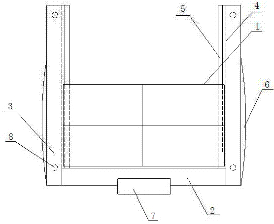 Anti-collision transporting frame