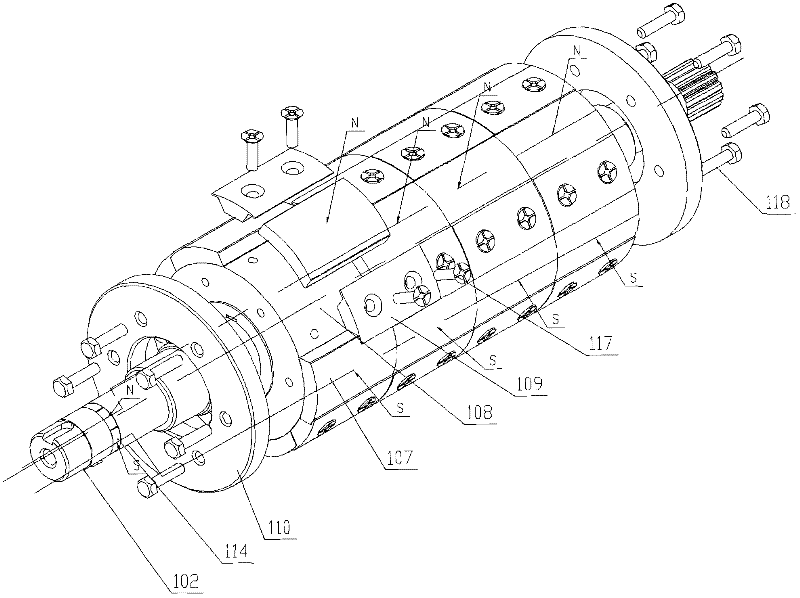 Permanent magnet brushless DC (direct current) motor