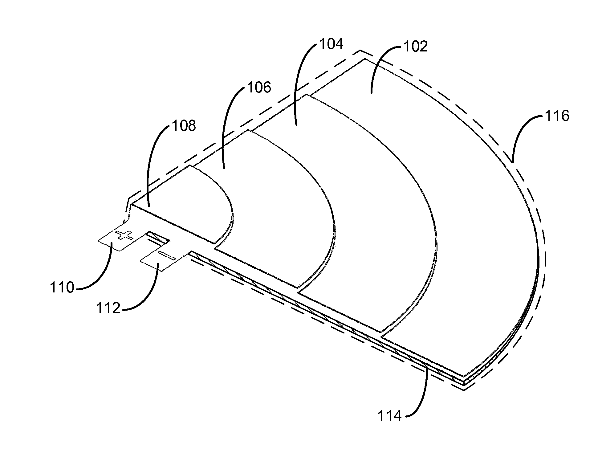 Design and construction of non-rectangular batteries