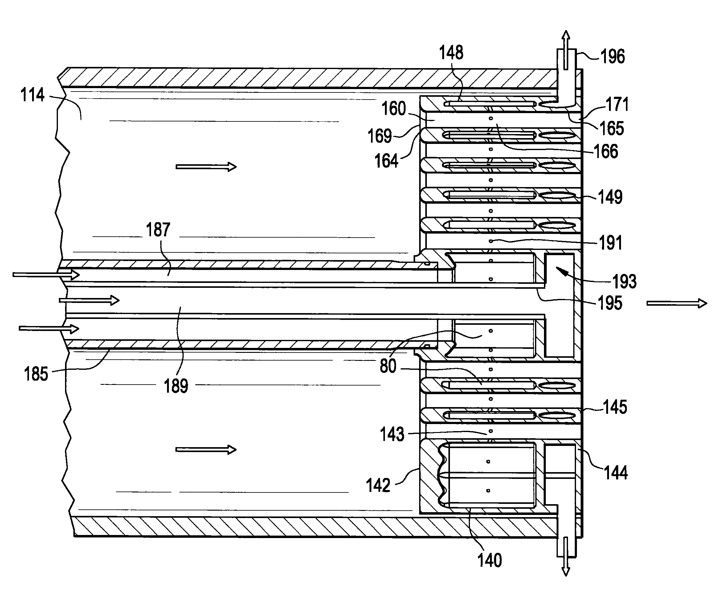 Turbomachine injection nozzle including a coolant delivery system