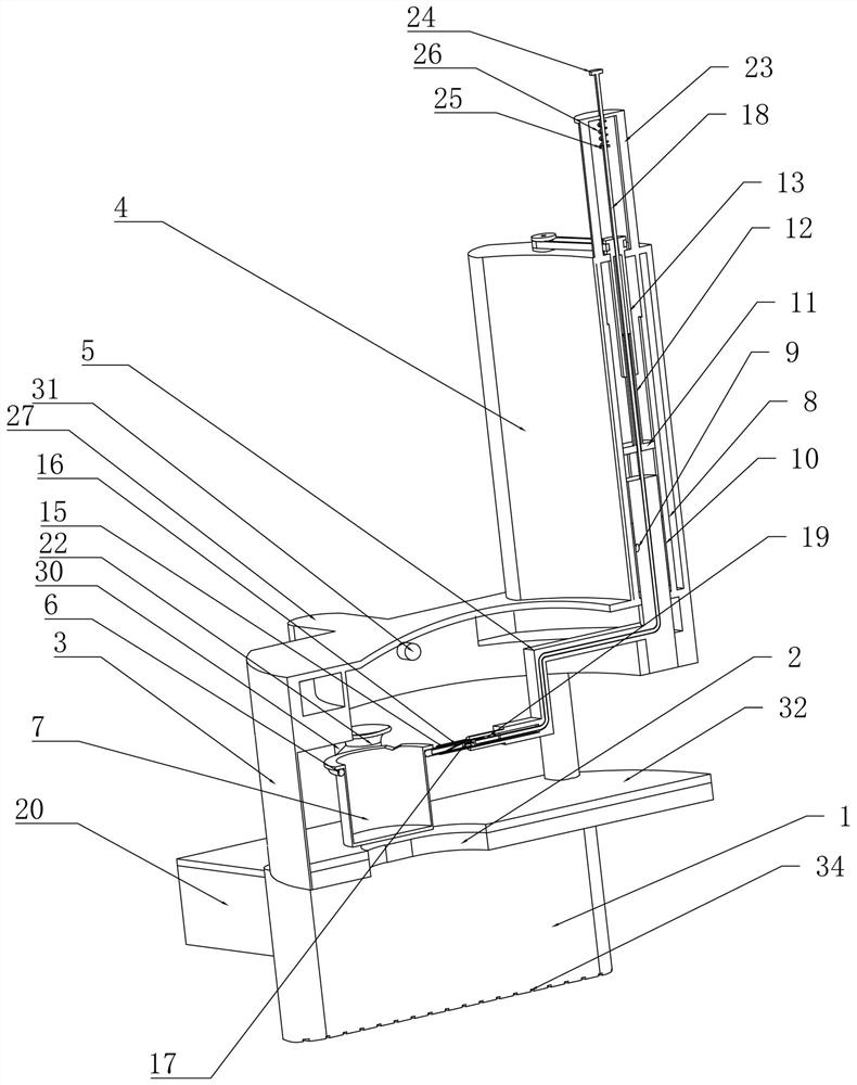 Urine sampling device for urinary surgery