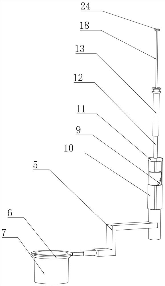 Urine sampling device for urinary surgery